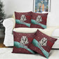Hatshepsut Pillow Cover with Pharaoh Bust Illustration, Female Pharaoh Title and Egyptian Hieroglyph - African Pride