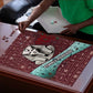 Hatshepsut Puzzle with Pharaoh Bust Illustration, Female Pharaoh Title and Egyptian Hieroglyph - African Pride