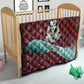 Hatshepsut Quilt with Pharaoh Bust Illustration, Female Pharaoh Title and Egyptian Hieroglyph - African Pride