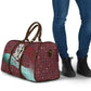 Hatshepsut Travel Bag with Pharaoh Bust Illustration, Female Pharaoh Title and Egyptian Hieroglyph - African Pride