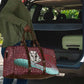 Hatshepsut Travel Bag with Pharaoh Bust Illustration, Female Pharaoh Title and Egyptian Hieroglyph - African Pride