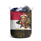 Hatshepsut Laundry Basket with Royal Portrait, Pre-Colonial Empires Text and Red-Black Honeycomb - African Pride