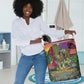 Wangari Maathai Laundry Basket Colorful Nature-Inspired Design Empowerment Quote African Print Environmental - African Pride