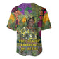 Wangari Maathai Baseball Jersey Colorful Nature-Inspired Design Empowerment Quote African Print Environmental - African Pride