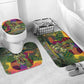 Wangari Maathai Bathroom Set Colorful Nature-Inspired Design Empowerment Quote African Print Environmental - African Pride