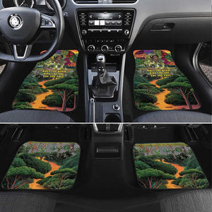 Wangari Maathai Car Mats Colorful Nature-Inspired Design Empowerment Quote African Print Environmental - African Pride