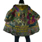 Wangari Maathai Cloak Colorful Nature-Inspired Design Empowerment Quote African Print Environmental - African Pride
