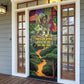 Wangari Maathai Door Cover Colorful Nature-Inspired Design Empowerment Quote African Print Environmental - African Pride