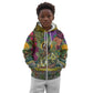 Wangari Maathai Kid Hoodie Colorful Nature-Inspired Design Empowerment Quote African Print Environmental - African Pride