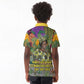 Wangari Maathai Kid Polo Shirt Colorful Nature-Inspired Design Empowerment Quote African Print Environmental - African Pride