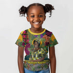Wangari Maathai Kid T shirt Colorful Nature-Inspired Design Empowerment Quote African Print Environmental - African Pride