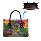 Wangari Maathai Leather Bag Colorful Nature-Inspired Design Empowerment Quote African Print Environmental - African Pride
