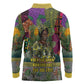 Wangari Maathai Long Sleeve Polo Shirt Colorful Nature-Inspired Design Empowerment Quote African Print Environmental - African Pride