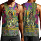 Wangari Maathai Men Tank Top Colorful Nature-Inspired Design Empowerment Quote African Print Environmental - African Pride