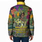 Wangari Maathai Padded Jacket Colorful Nature-Inspired Design Empowerment Quote African Print Environmental - African Pride