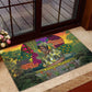 Wangari Maathai Rubber Doormat Colorful Nature-Inspired Design Empowerment Quote African Print Environmental - African Pride