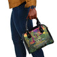 Wangari Maathai Shoulder Handbag Colorful Nature-Inspired Design Empowerment Quote African Print Environmental - African Pride