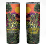 Wangari Maathai Skinny Tumbler Colorful Nature-Inspired Design Empowerment Quote African Print Environmental - African Pride