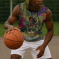 Wangari Maathai Sleeveless Hoodie Colorful Nature-Inspired Design Empowerment Quote African Print Environmental - African Pride