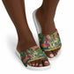 Wangari Maathai Slide Sandals Colorful Nature-Inspired Design Empowerment Quote African Print Environmental - African Pride