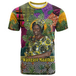 Wangari Maathai T shirt Colorful Nature-Inspired Design Empowerment Quote African Print Environmental - African Pride