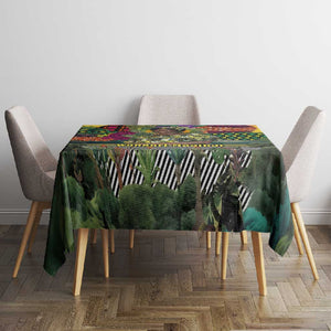 Wangari Maathai Tablecloth Colorful Nature-Inspired Design Empowerment Quote African Print Environmental - African Pride