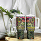 Wangari Maathai Tumbler With Handle Colorful Nature-Inspired Design Empowerment Quote African Print Environmental - African Pride