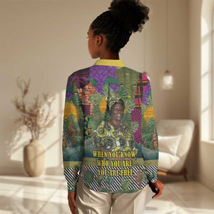 Wangari Maathai Women Casual Shirt Colorful Nature-Inspired Design Empowerment Quote African Print Environmental - African Pride