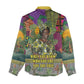 Wangari Maathai Women Casual Shirt Colorful Nature-Inspired Design Empowerment Quote African Print Environmental - African Pride