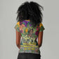 Wangari Maathai Women V-Neck T-Shirt Colorful Nature-Inspired Design Empowerment Quote African Print Environmental - African Pride