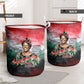 Wangari Maathai Laundry Basket Kenyan Flag Watercolor Style - Environmental Quote Planting Trees Tribute Eco-Activism - African Pride
