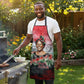 Wangari Maathai Apron Kenyan Flag Watercolor Style - Environmental Quote Planting Trees Tribute Eco-Activism - African Pride