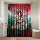 Wangari Maathai Bathroom Set Kenyan Flag Watercolor Style - Environmental Quote Planting Trees Tribute Eco-Activism - African Pride