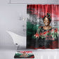 Wangari Maathai Bathroom Set Kenyan Flag Watercolor Style - Environmental Quote Planting Trees Tribute Eco-Activism - African Pride