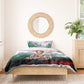 Wangari Maathai Bedding Set Kenyan Flag Watercolor Style - Environmental Quote Planting Trees Tribute Eco-Activism - African Pride