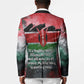Wangari Maathai Blazer Kenyan Flag Watercolor Style - Environmental Quote Planting Trees Tribute Eco-Activism - African Pride