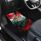 Wangari Maathai Car Mats Kenyan Flag Watercolor Style - Environmental Quote Planting Trees Tribute Eco-Activism - African Pride