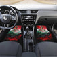 Wangari Maathai Car Mats Kenyan Flag Watercolor Style - Environmental Quote Planting Trees Tribute Eco-Activism - African Pride