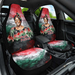Wangari Maathai Car Seat Cover Kenyan Flag Watercolor Style - Environmental Quote Planting Trees Tribute Eco-Activism - African Pride