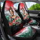 Wangari Maathai Car Seat Cover Kenyan Flag Watercolor Style - Environmental Quote Planting Trees Tribute Eco-Activism - African Pride