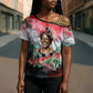Wangari Maathai Cross Shoulder Shirt Kenyan Flag Watercolor Style - Environmental Quote Planting Trees Tribute Eco-Activism - African Pride
