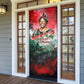 Wangari Maathai Door Cover Kenyan Flag Watercolor Style - Environmental Quote Planting Trees Tribute Eco-Activism - African Pride