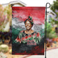 Wangari Maathai Garden Flag Kenyan Flag Watercolor Style - Environmental Quote Planting Trees Tribute Eco-Activism - African Pride