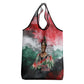 Wangari Maathai Grocery Bag Kenyan Flag Watercolor Style - Environmental Quote Planting Trees Tribute Eco-Activism - African Pride