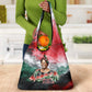 Wangari Maathai Grocery Bag Kenyan Flag Watercolor Style - Environmental Quote Planting Trees Tribute Eco-Activism - African Pride