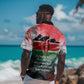 Wangari Maathai Hawaiian Shirt Kenyan Flag Watercolor Style - Environmental Quote Planting Trees Tribute Eco-Activism - African Pride