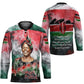Wangari Maathai Hockey Jersey Kenyan Flag Watercolor Style - Environmental Quote Planting Trees Tribute Eco-Activism - African Pride