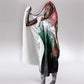Wangari Maathai Hooded Blanket Kenyan Flag Watercolor Style - Environmental Quote Planting Trees Tribute Eco-Activism - African Pride