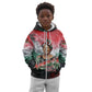 Wangari Maathai Kid Hoodie Kenyan Flag Watercolor Style - Environmental Quote Planting Trees Tribute Eco-Activism - African Pride
