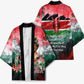 Wangari Maathai Kimono Kenyan Flag Watercolor Style - Environmental Quote Planting Trees Tribute Eco-Activism - African Pride